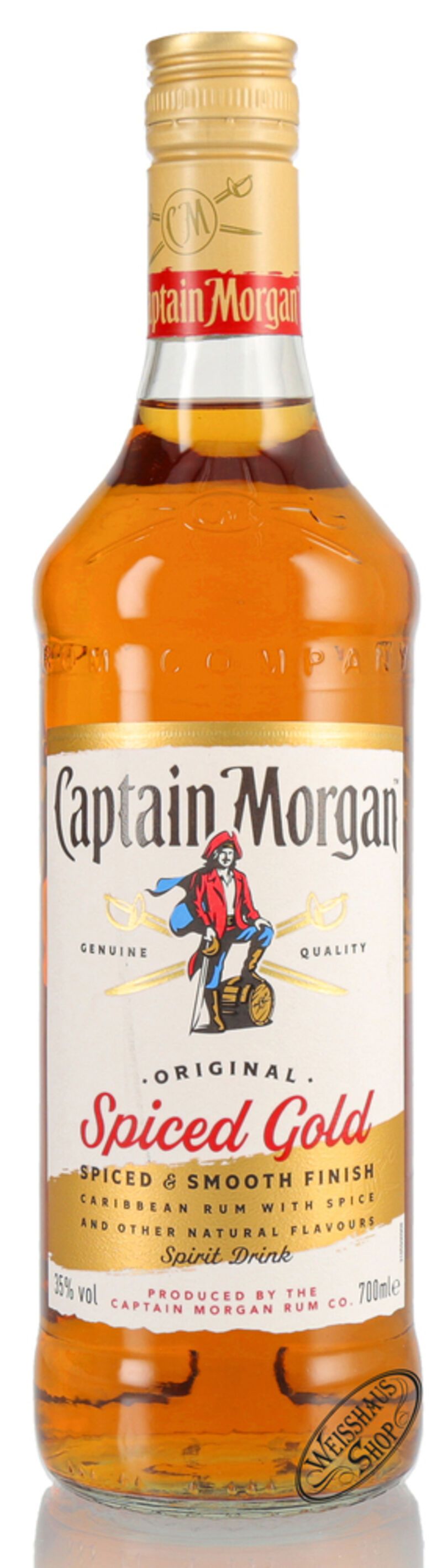 Captain Morgan Spiced Gold 35% vol. 0,70l Captain Morgan Spiced Gold 35% vol. 0,70l
