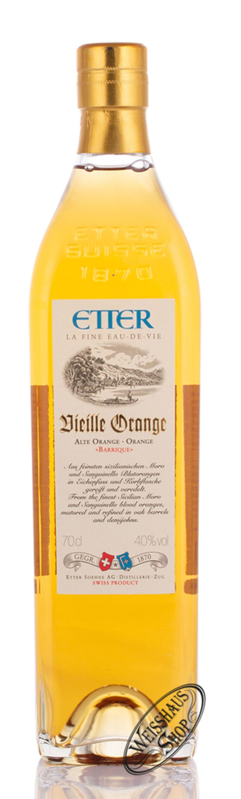 Etter Vieille Orange Brand 40% vol. 0,70l Etter Vieille Orange Brand 40% vol. 0,70l