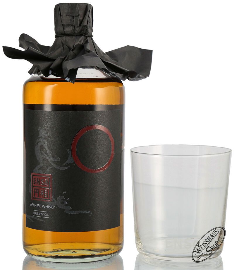 Enso Japanese Blended Whisky Geschenk-Set 40% vol. 0,70l