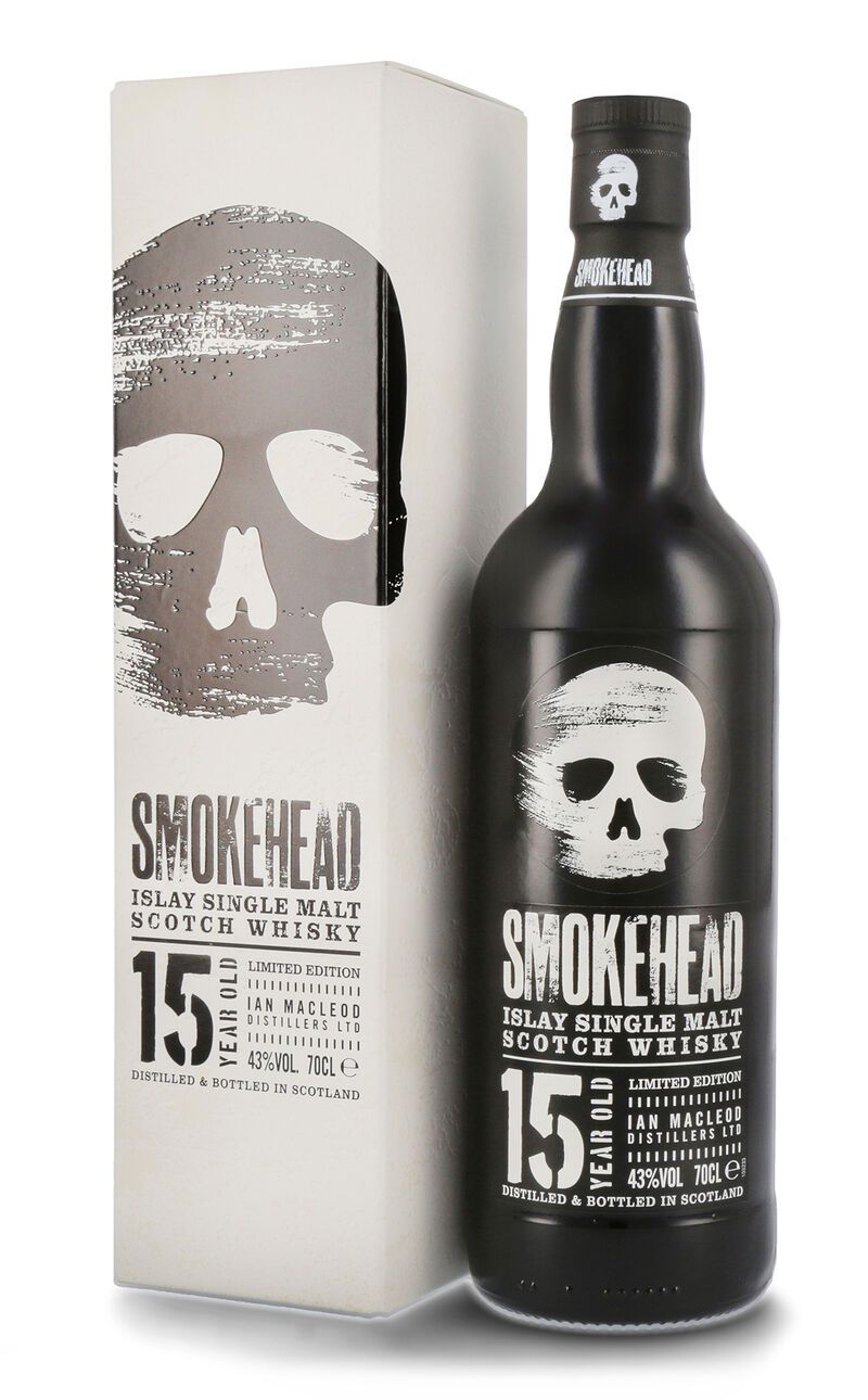 Smokehead 15 YO Islay Single Malt Whisky 43% vol. 0,70l Smokehead 15 YO Islay Single Malt Whisky 43% vol. 0,70l