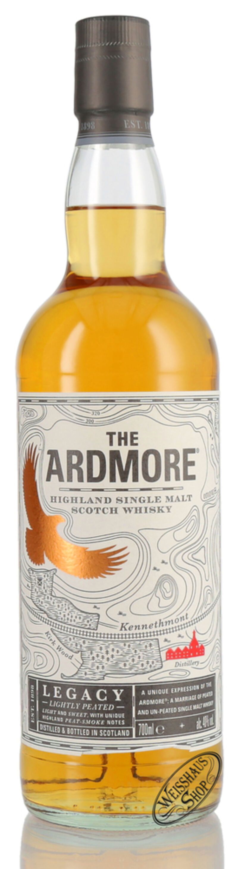 Ardmore Legacy Single Malt Whisky 40% vol. 0,70l