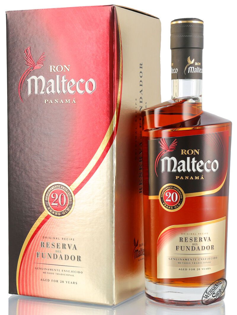 Malteco 20 YO Rum 40% vol. 0,70l Malteco 20 YO Rum 40% vol. 0,70l