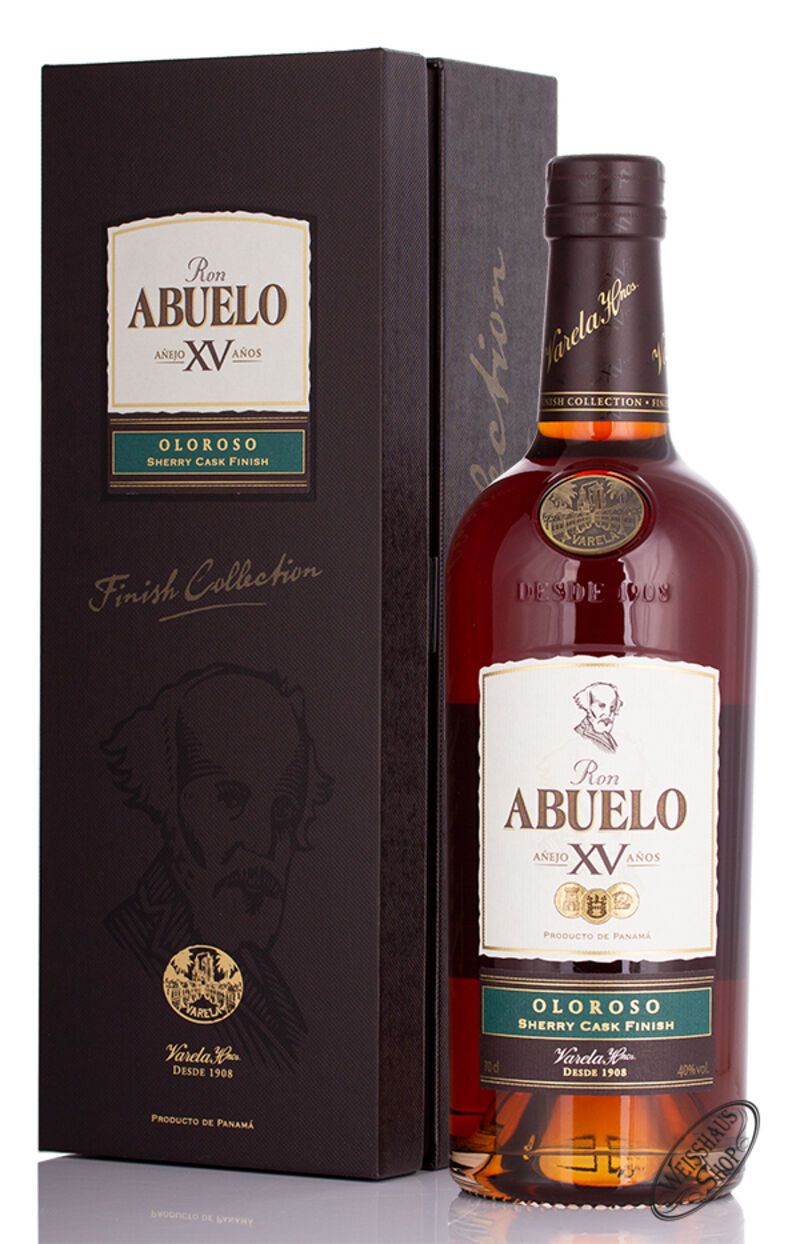 Ron Abuelo XV Oloroso Sherry Finish Rum 40% vol. 0,70l