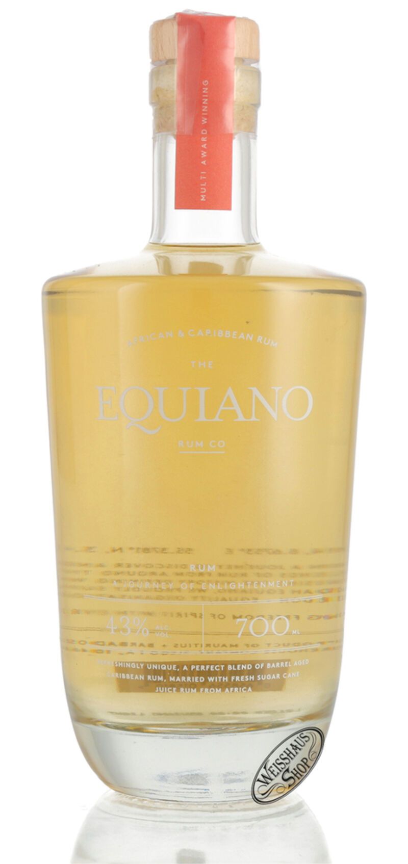 The Equiano Light Rum 43% vol. 0,70l