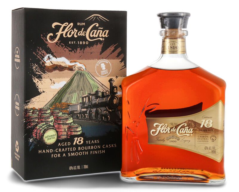 Flor de Cana Centenario Gold 18 YO Rum 40% vol. 0,70l