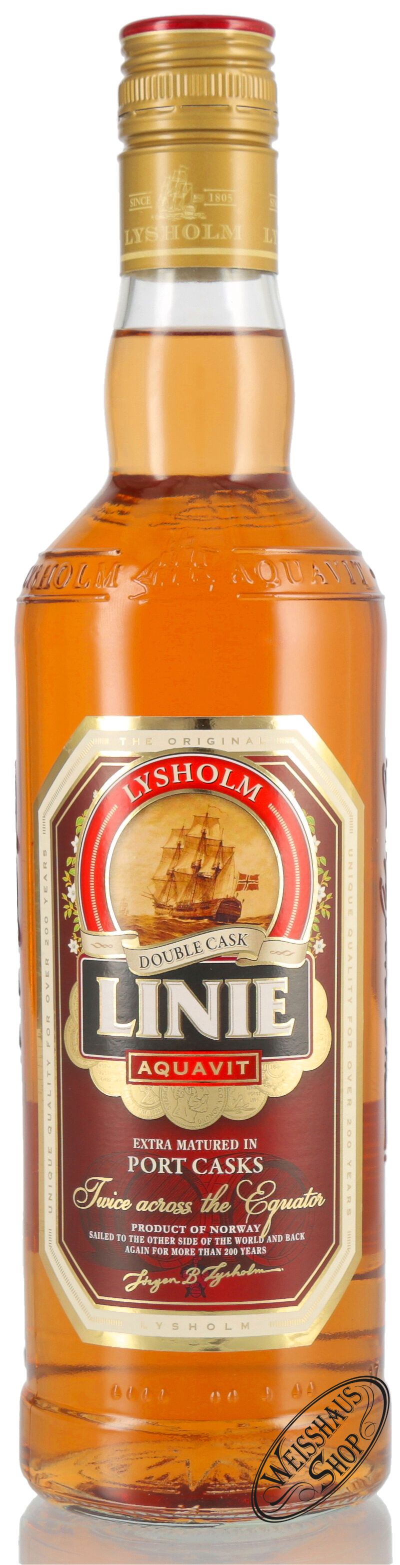 Linie Aquavit Lysholm Double Cask Port 41,5% vol. 0,70l Linie Aquavit Lysholm Double Cask Port 41,5% vol. 0,70l