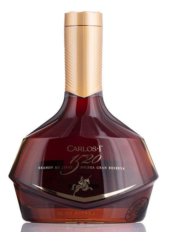 Carlos I 1520 Brandy de Jerez Gran Reserva 41,1% vol. 0,70l