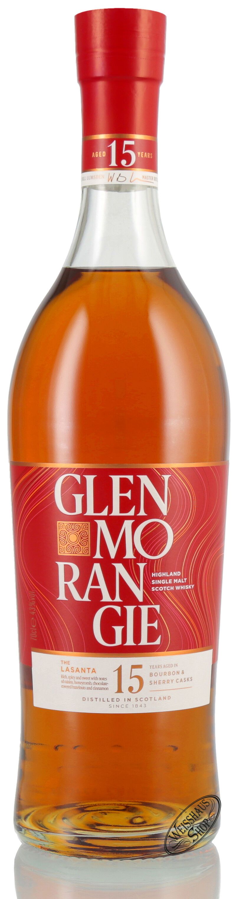 Glenmorangie Lasanta 15 YO Whisky 43% vol. 0,70l B-Ware
