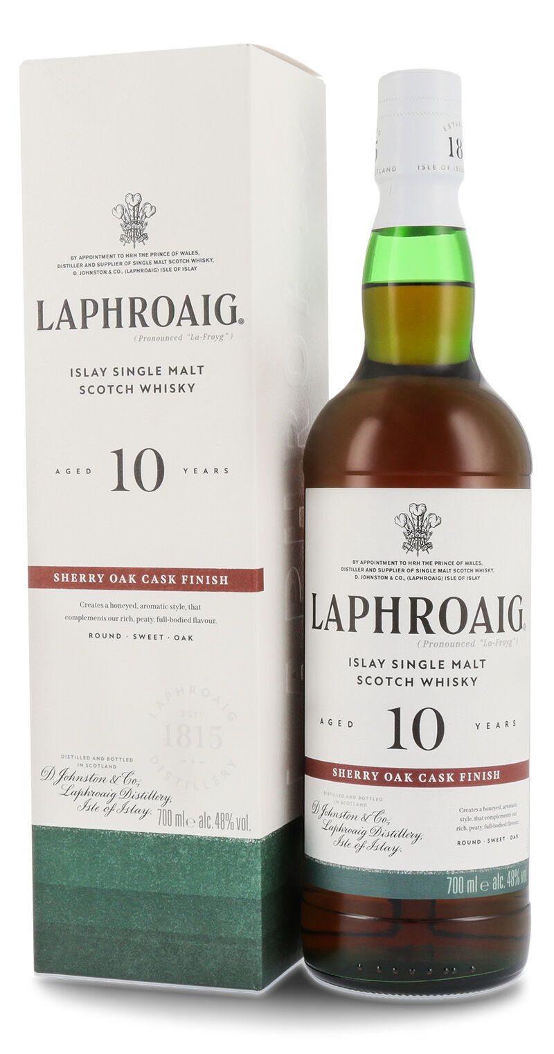 Laphroaig 10 YO Sherry Oak Finish Whisky 48% vol. 0,70l