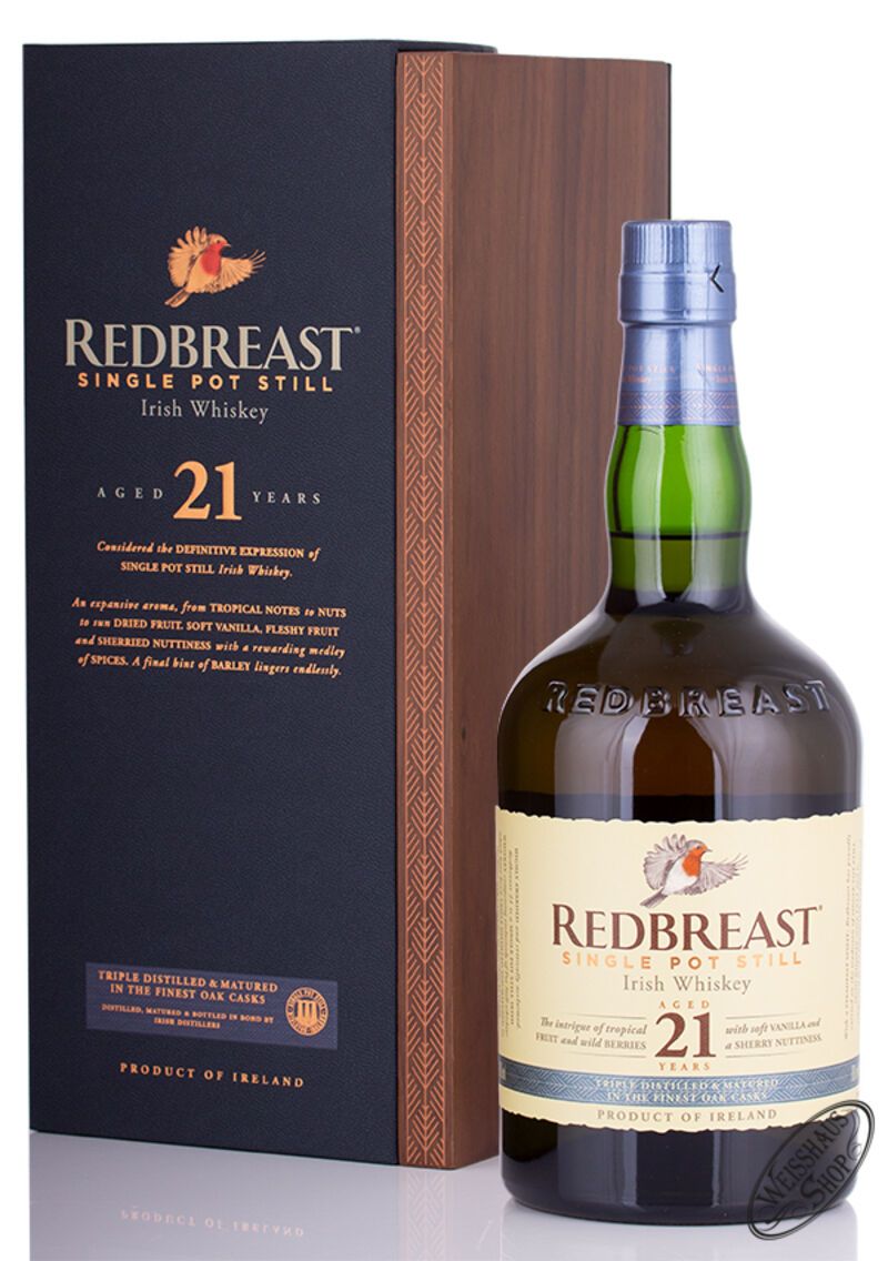 Redbreast 21 Years Old Irish Whiskey 46% vol. 0,70l Redbreast 21 Years Old Irish Whiskey 46% vol. 0,70l