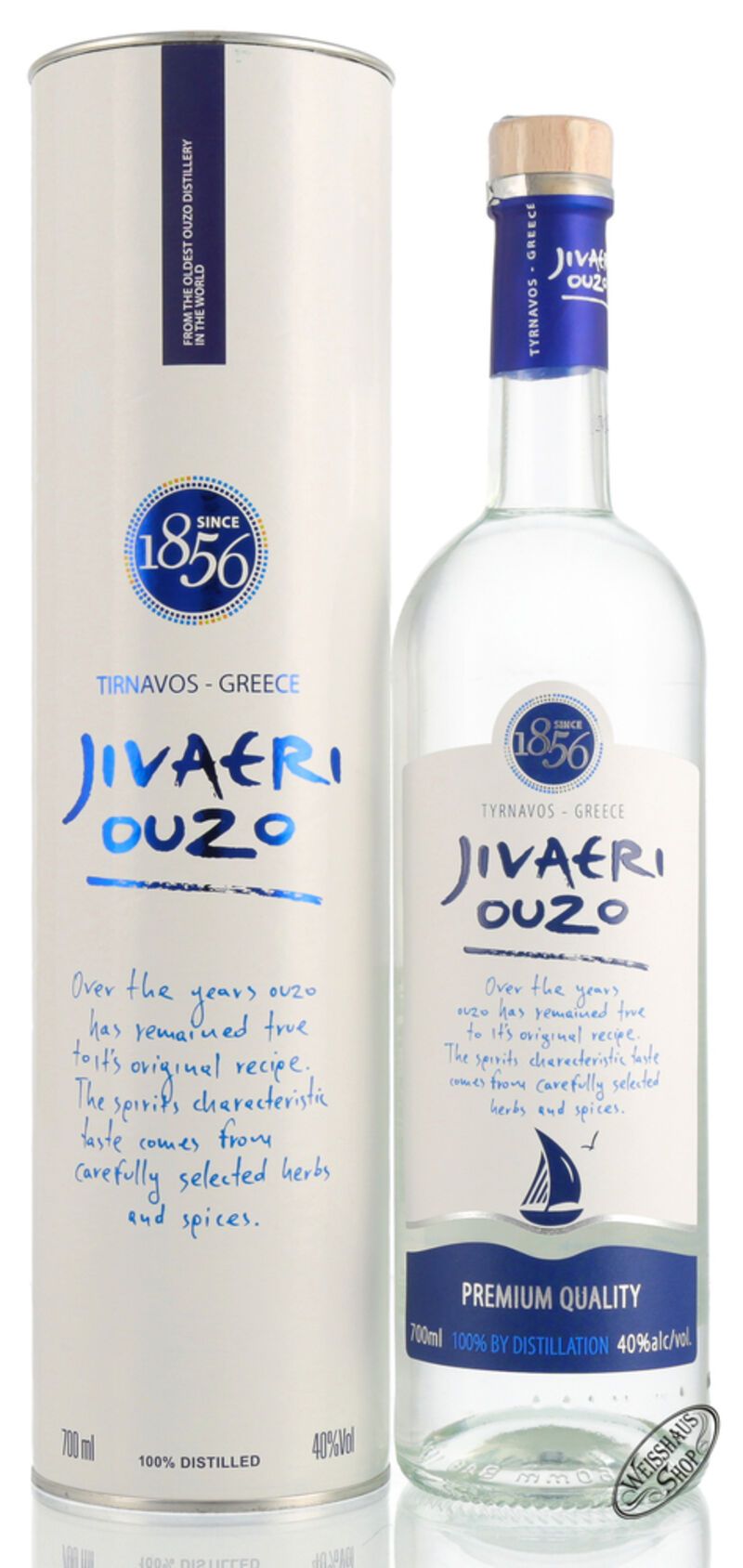 Ouzo Jivaeri 40% vol. 0,70l
