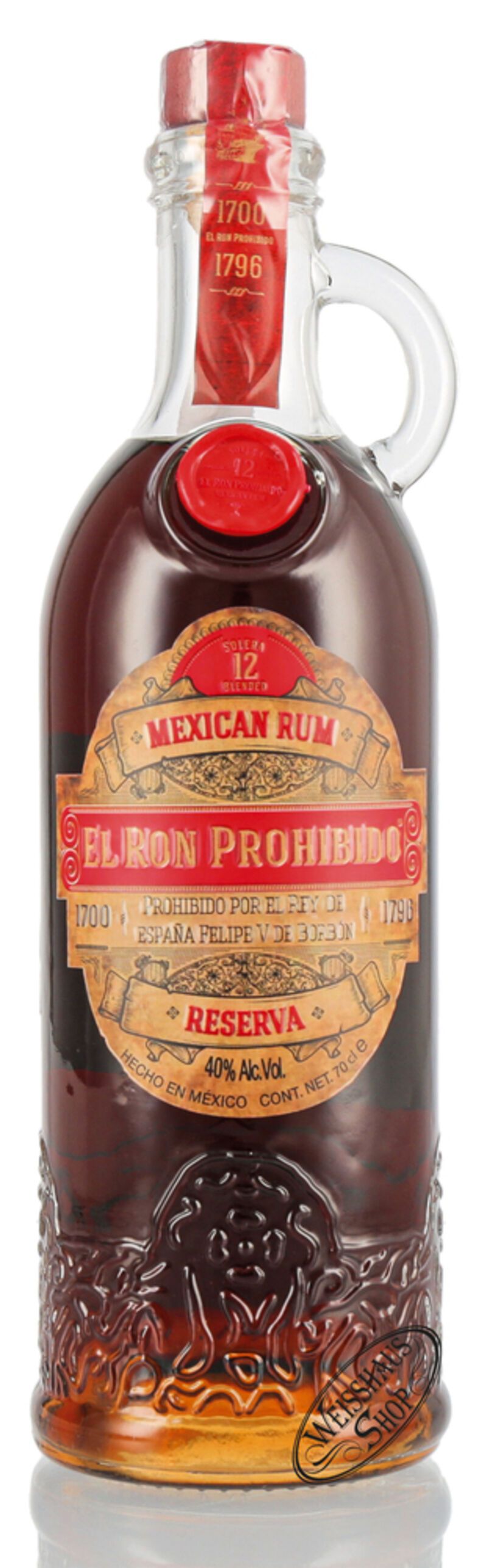 El Ron Prohibido Habanero 12 YO Rum 40% vol. 0,70l El Ron Prohibido Habanero 12 YO Rum 40% vol. 0,70l