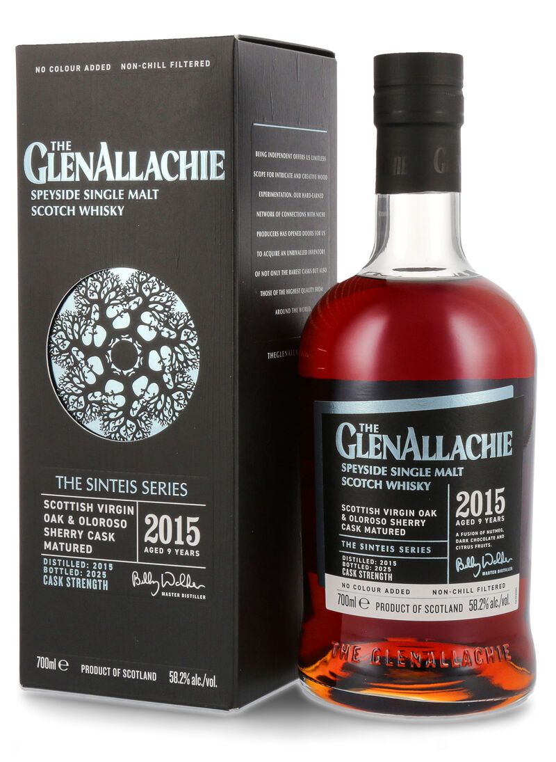 Glenallachie 2015 Sinteis Series Single Malt Scotch Whisky 58,2 % vol. 0,70l