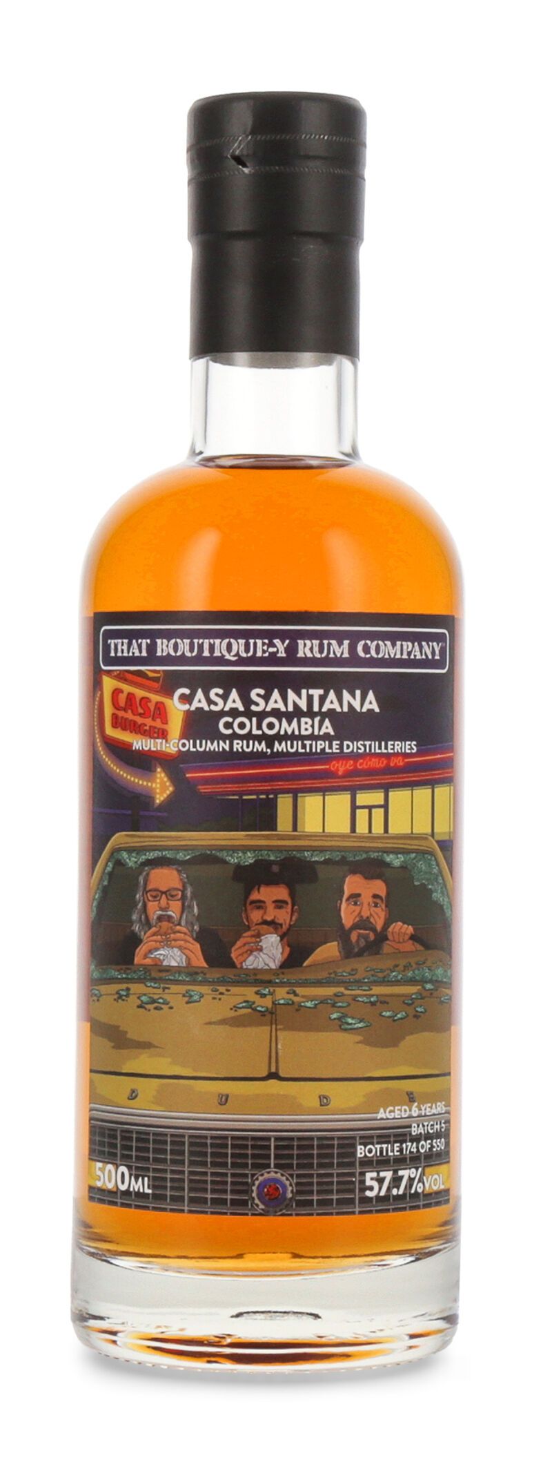 Casa Santana 6 YO Rum 57,7% vol. 0,50l