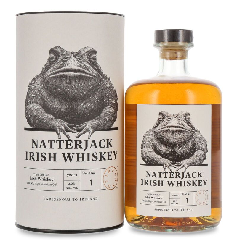 Natterjack Irish Whiskey 40% vol. 0,70l