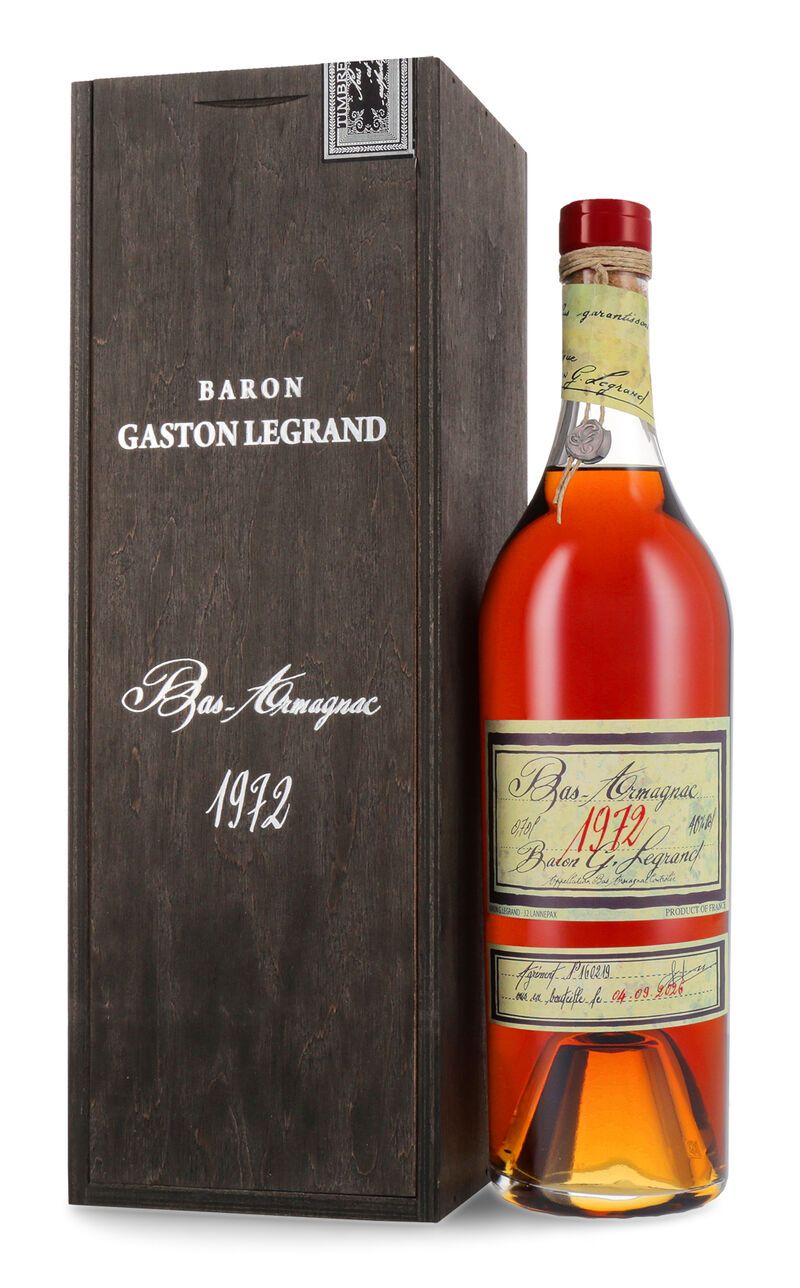 Lhéraud Baron Gaston Legrand 1972 Bas Armagnac 40% vol. 0,70l