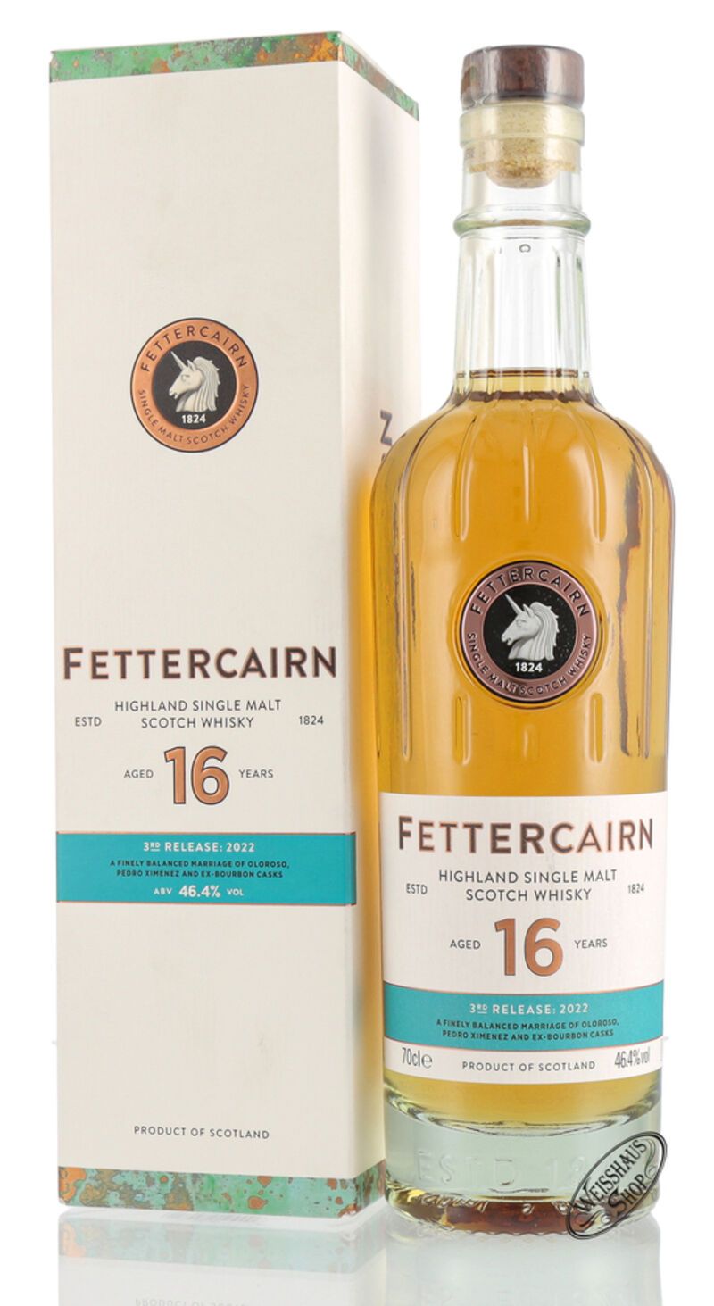 Fettercairn 16 YO Whisky 46,4% vol. 0,70l