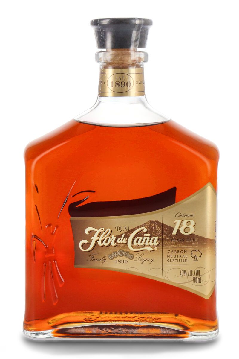 Flor de Cana Centenario Gold 18 YO Rum 40% vol. 0,70l B-Ware
