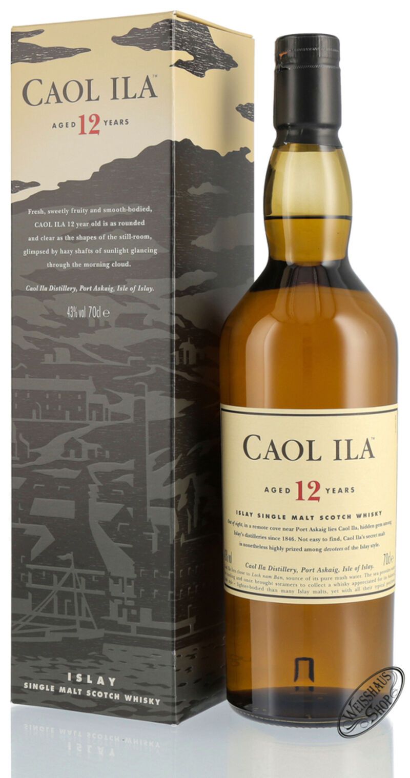 Caol Ila 12 Years Old Single Malt Whisky 43% vol. 0,70l Caol Ila 12 Years Old Single Malt Whisky 43% vol. 0,70l