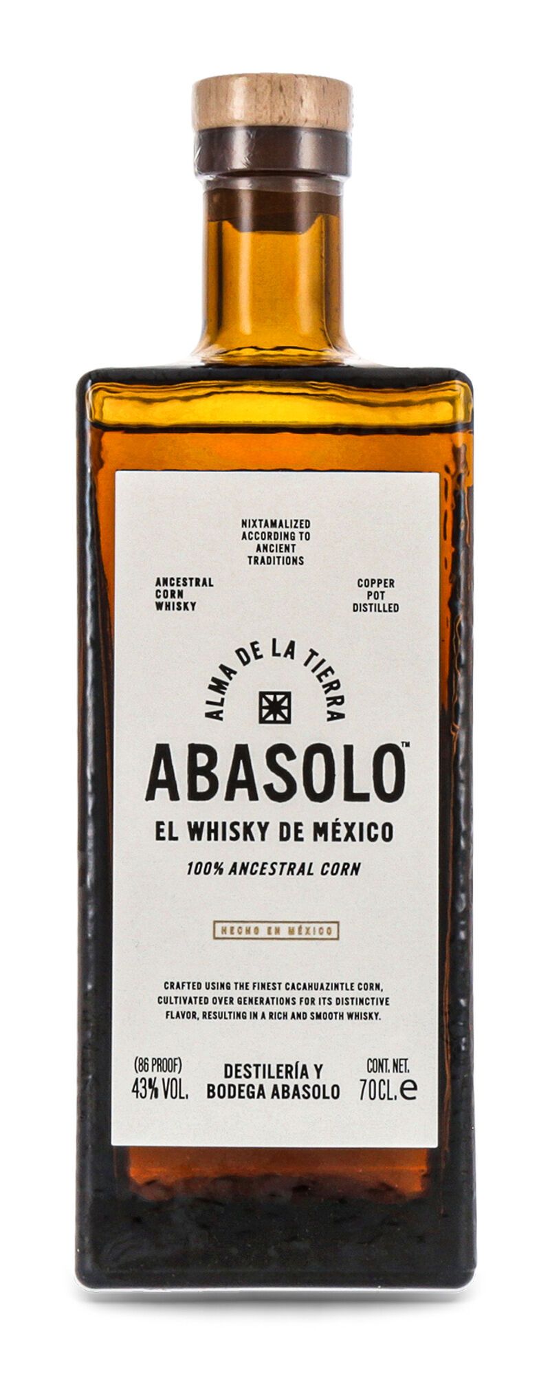 Abasolo Mexican Corn Whisky 43% vol. 0,70l