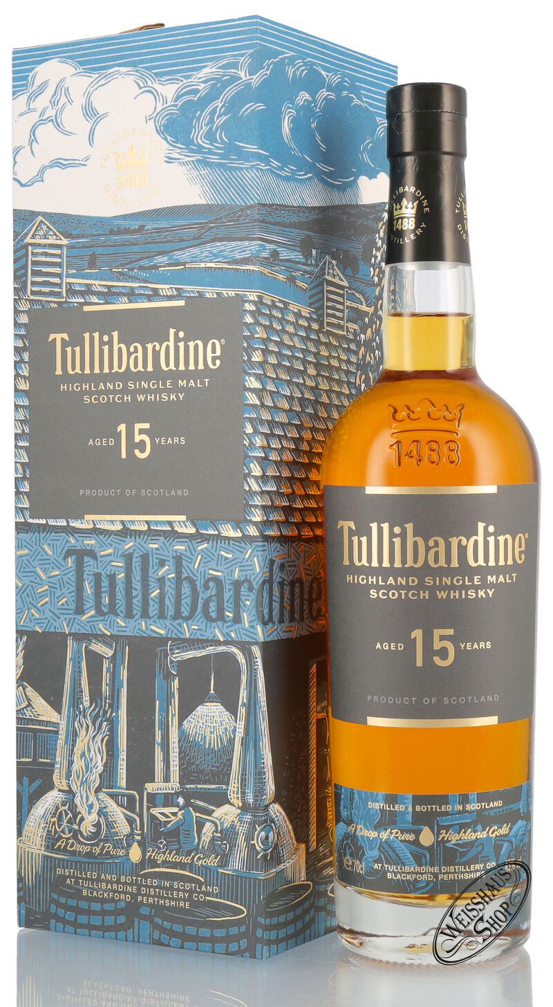 Tullibardine 15 YO Whisky 43% vol. 0,70l