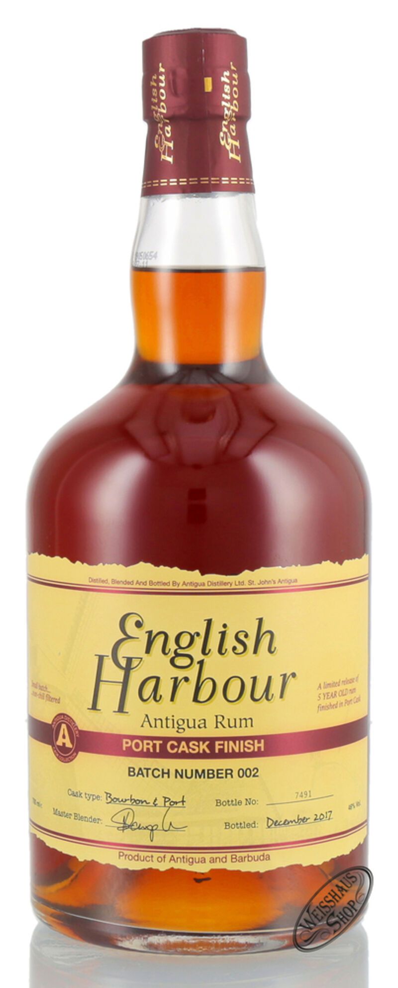 English Harbour Port Cask Finish Rum 46% vol. 0,70l