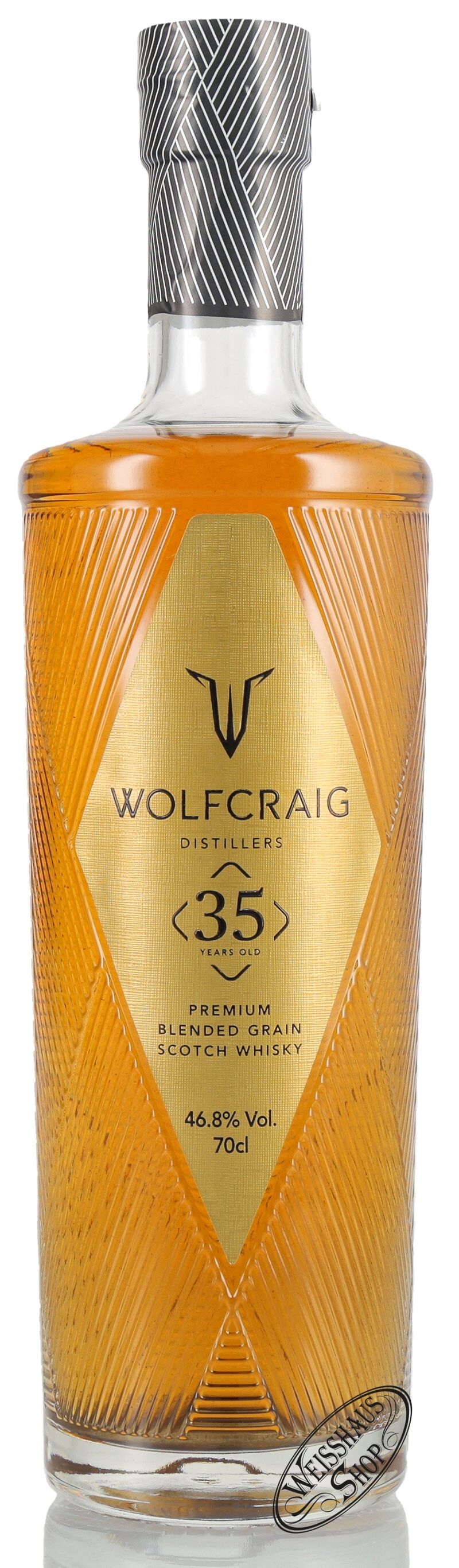 Wolfcraig 35 YO Premium Blended Grain Whisky 46,8% vol. 0,70l