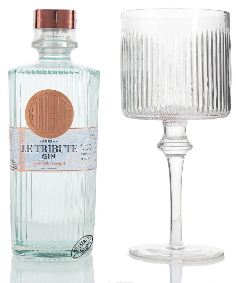 Le Tribute Gin Geschenk-Set 43% vol. 0,70l B-Ware