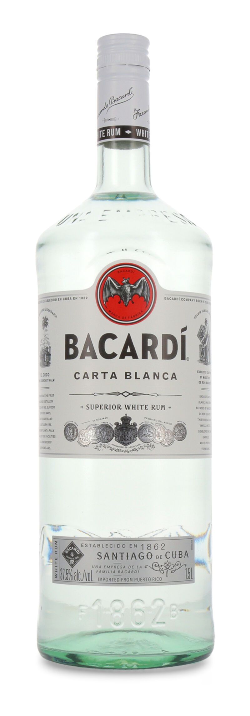 Bacardi Carta Blanca 37,5% vol. 1,50l Magnum