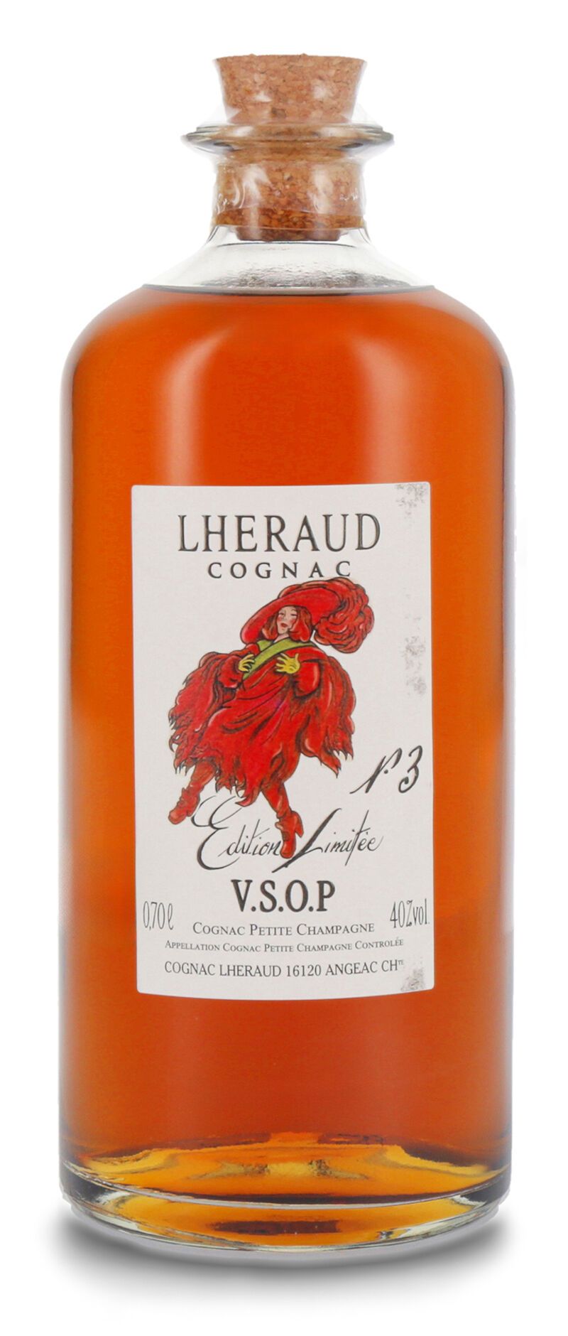 Lhéraud VSOP Edition Limitée N°3 Cognac 40% vol. 0,70l