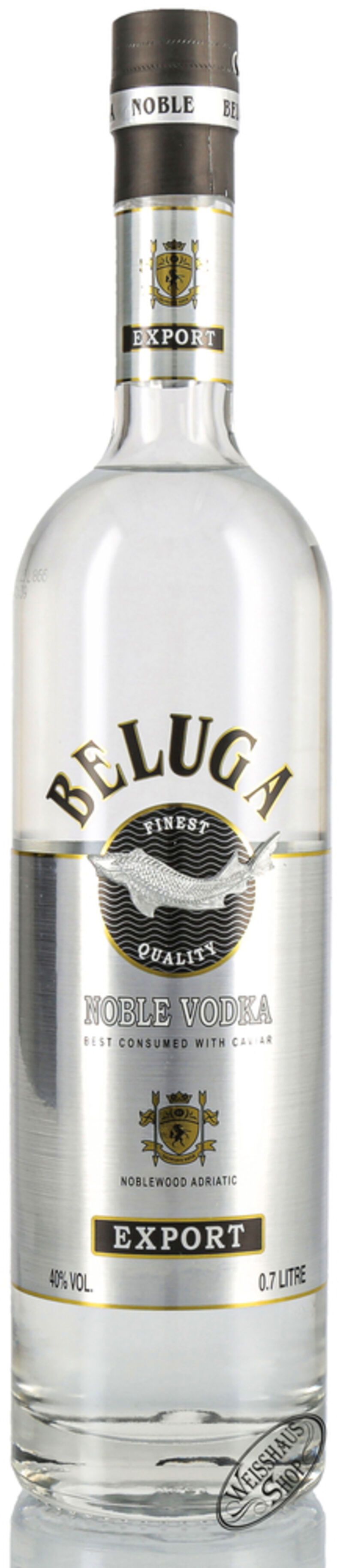 Beluga Export Noble Vodka 40% vol. 0,70l Beluga Export Noble Vodka 40% vol. 0,70l