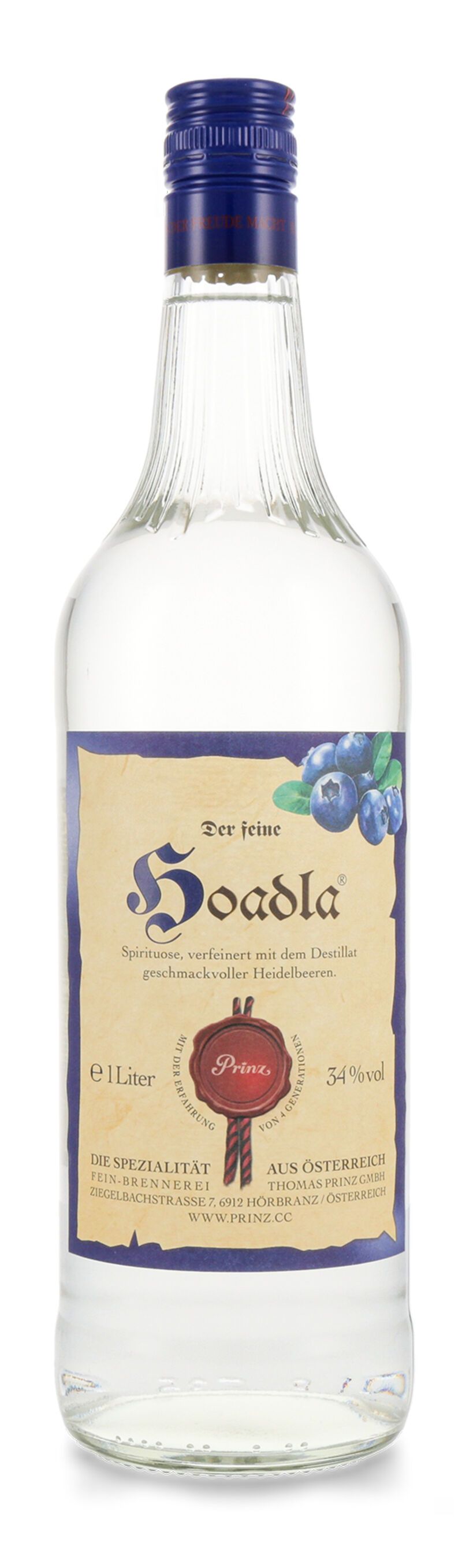Prinz Hoadla 34% vol. 1,0l