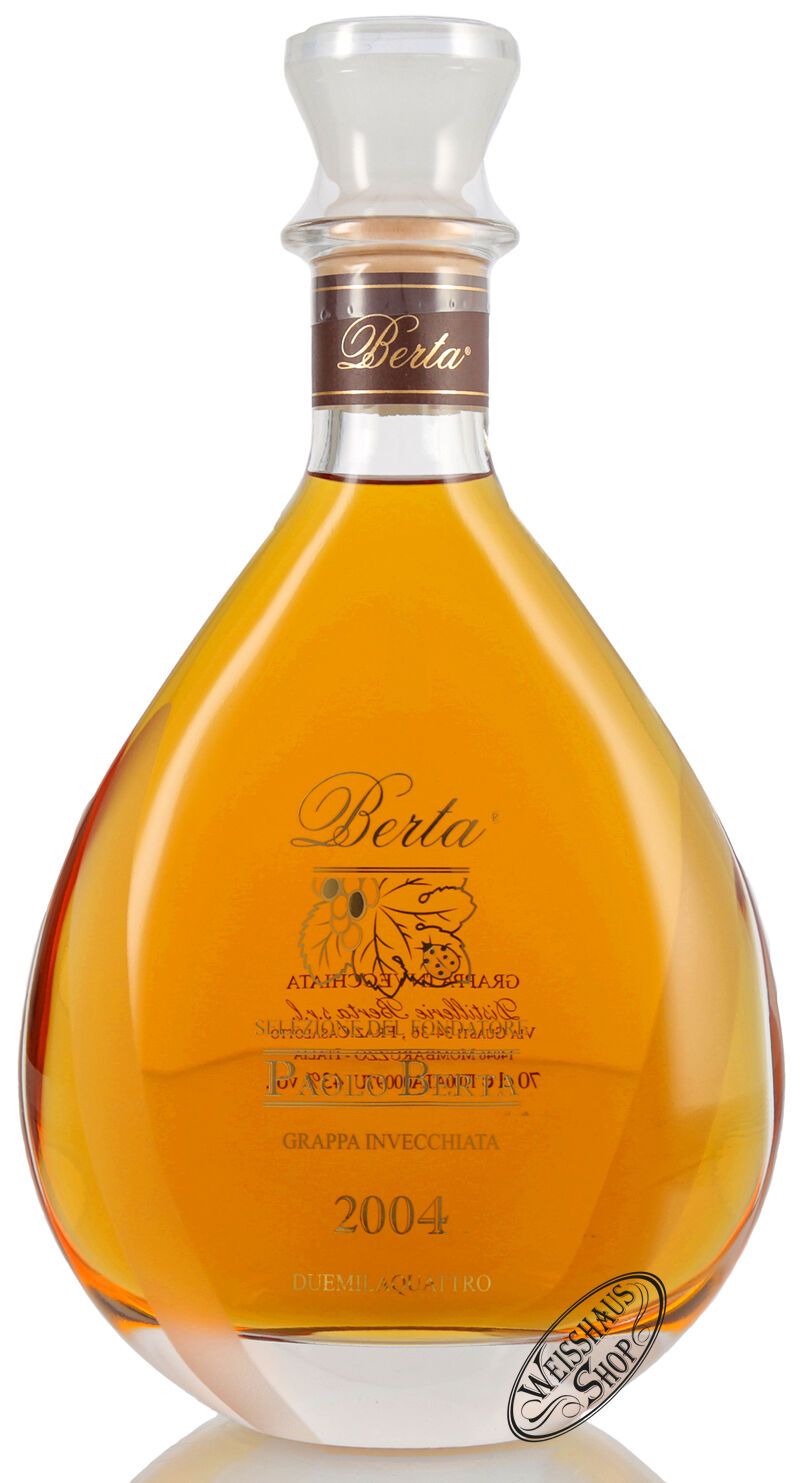 Berta Grappa Paolo Berta Selezione del Fondatore 43% vol. 0,70l B-Ware