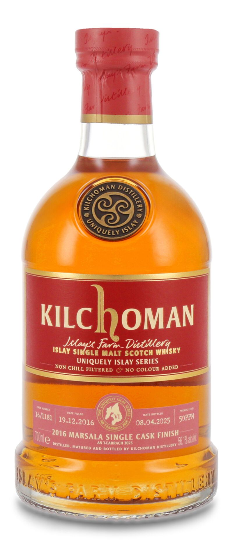 Kilchoman Marsala Single Cask Finish 2016 Uniquely Islay Series Whisky 56,1% vol. 0,70l Kilchoman Marsala Single Cask Finish 2016 Uniquely Islay Series Whisky 56,1% vol. 0,70l