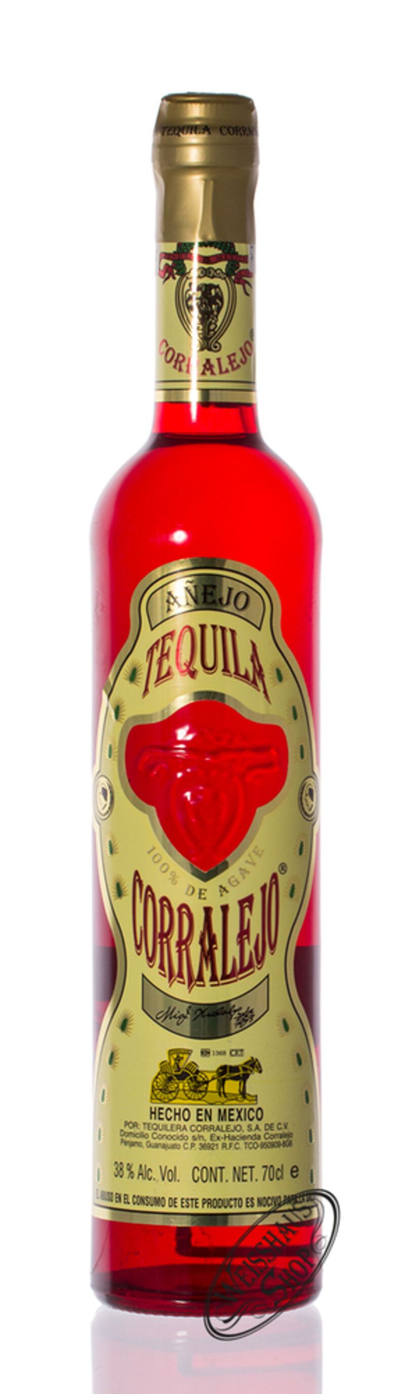 Corralejo Tequila Anejo 38% vol. 0,70l Corralejo Tequila Anejo 38% vol. 0,70l