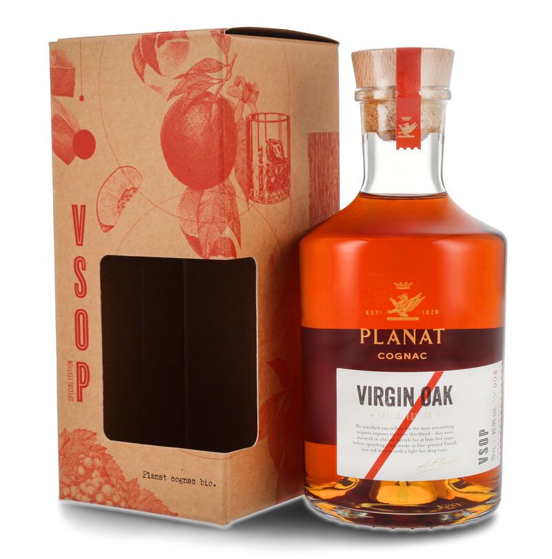 Planat Organic VSOP Virgin Oak Cognac 40% vol. 0,70l Planat Organic VSOP Virgin Oak Cognac 40% vol. 0,70l