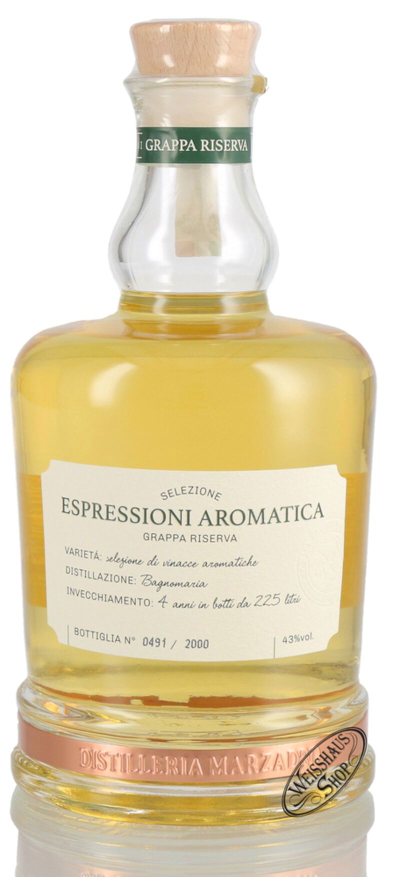 Marzadro Grappa Espressioni Aromatica 43% vol. 0,70l Marzadro Grappa Espressioni Aromatica 43% vol. 0,70l