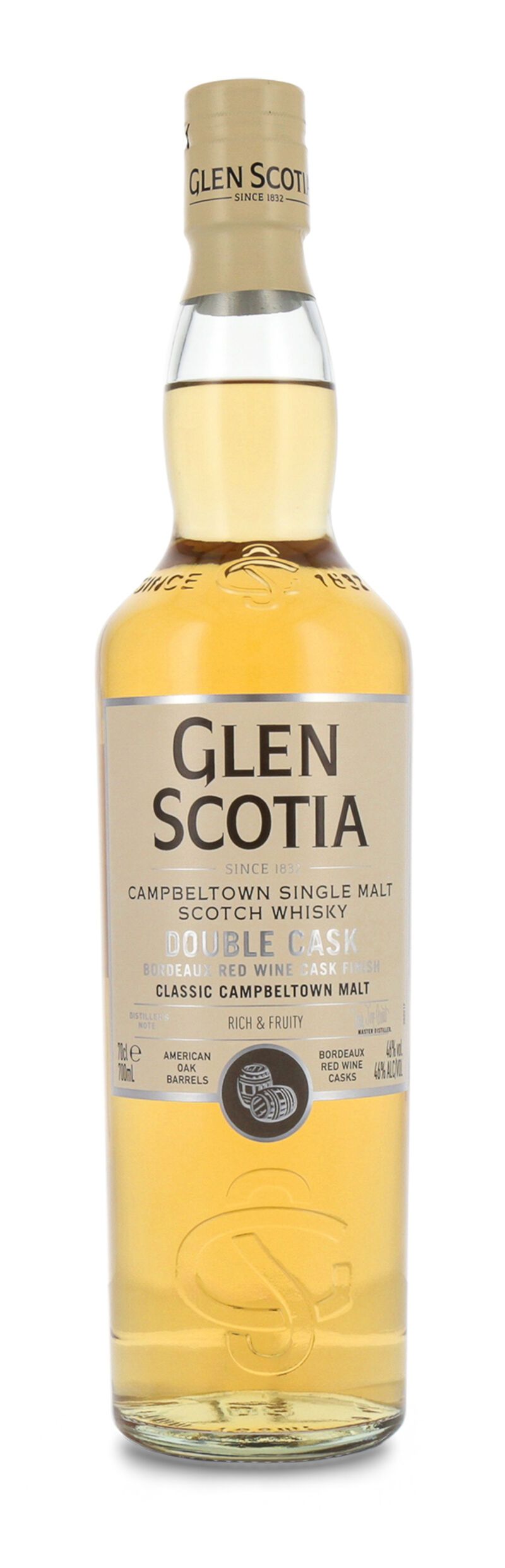 Glen Scotia Double Cask Bordeaux Red Wine Finished Whisky 46% vol. 0,70