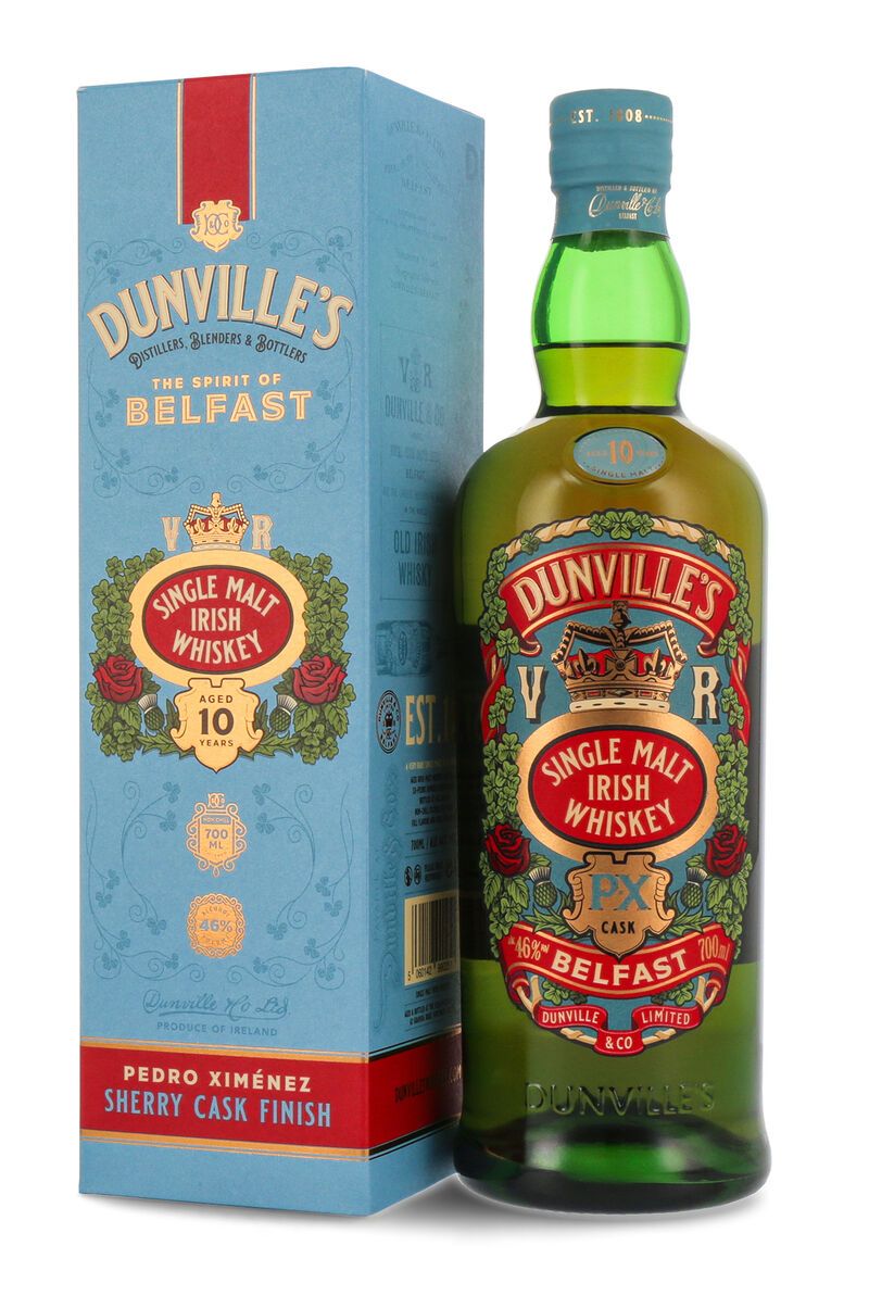 Dunville's 10 YO PX Finish Irish Whiskey 46% vol. 0,70l