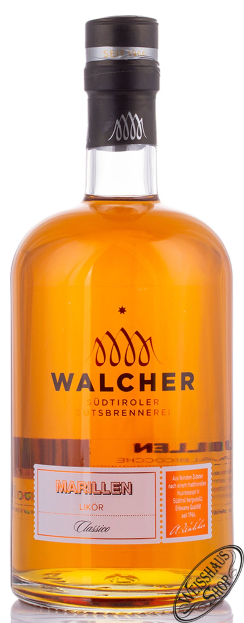 Walcher Marillen Likör 28% vol. 0,70l Walcher Marillen Likör 28% vol. 0,70l