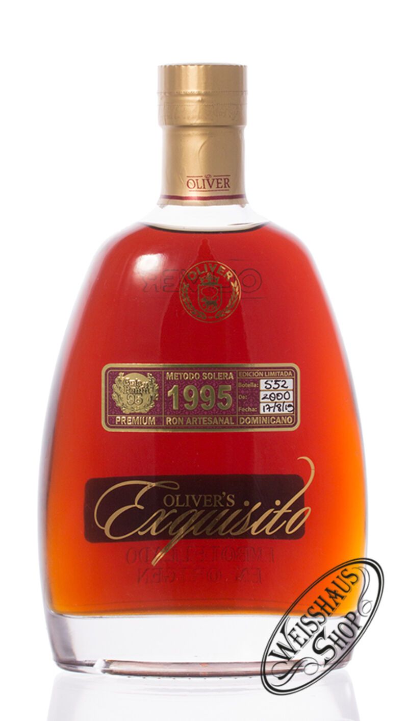 Oliver & Oliver Ron Exquisito Vintage 1995 Rum 40% vol. 0,70l Oliver & Oliver Ron Exquisito Vintage 1995 Rum 40% vol. 0,70l