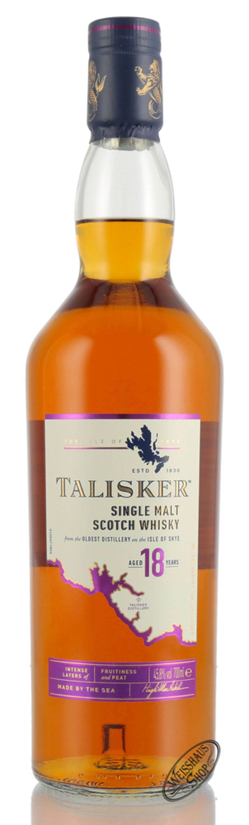 Talisker 18 YO Single Malt Scotch Whisky 45,8% vol. 0,70l Talisker 18 YO Single Malt Scotch Whisky 45,8% vol. 0,70l