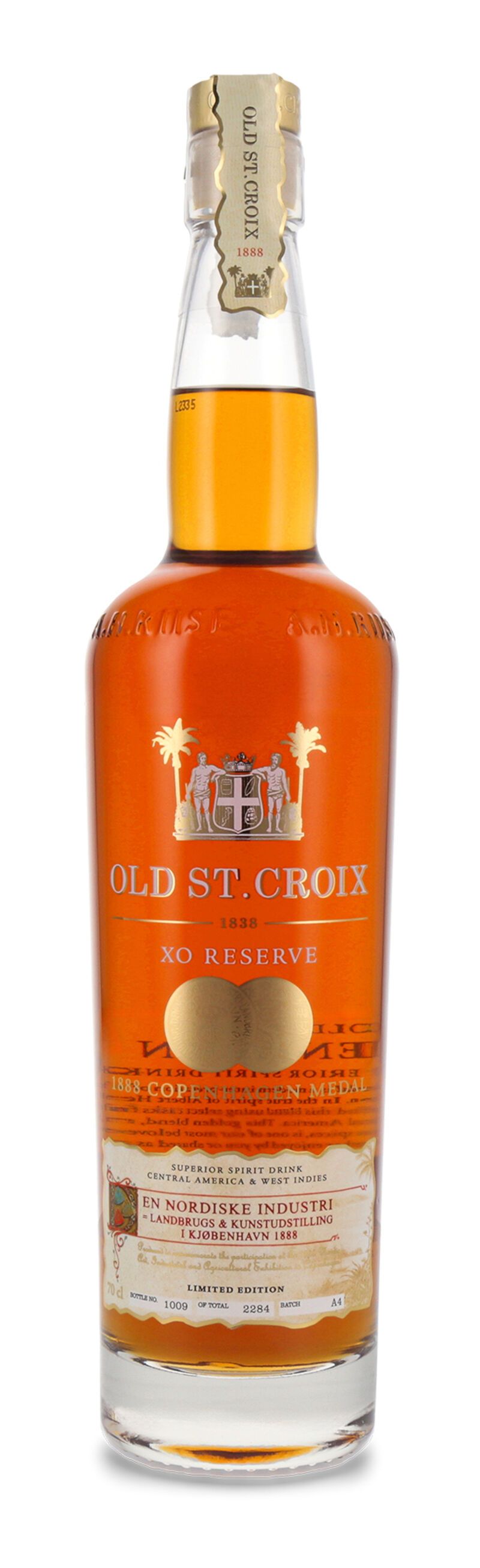 Old St. Croix 1888 Gold Medal 40% vol. 0,70l B-Ware