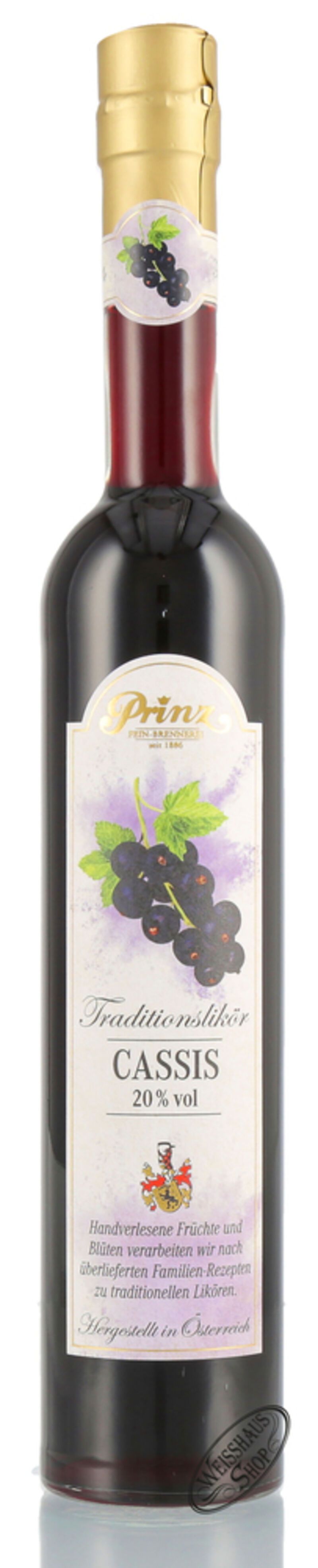 Prinz Cassis-Likör 20% vol. 0,50l