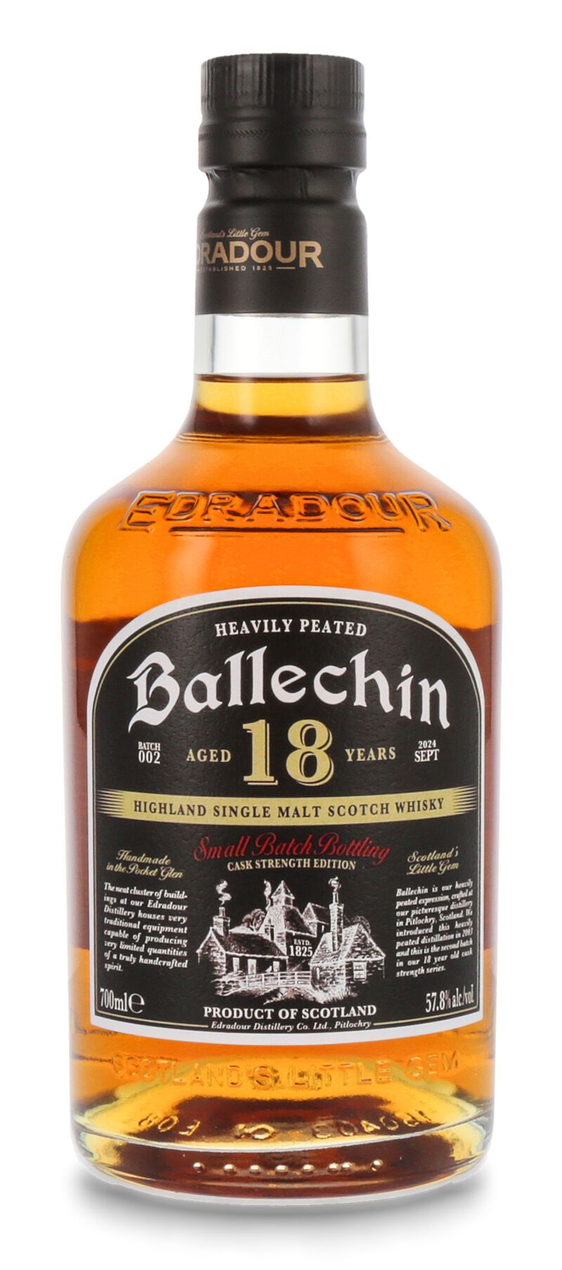 Ballechin 18 YO Highland Cask Strength Whisky 57,8% vol. 0,70l