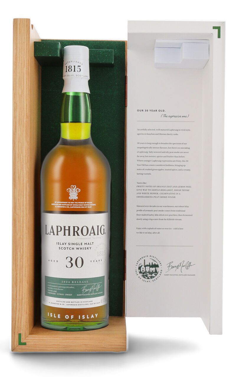 Laphroaig 30 YO Whisky 45,8% vol. 0,70l Laphroaig 30 YO Whisky 45,8% vol. 0,70l