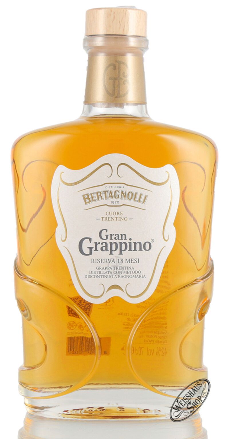 Bertagnolli Grappa Gran Grappino Barrique 42% vol. 0,70l