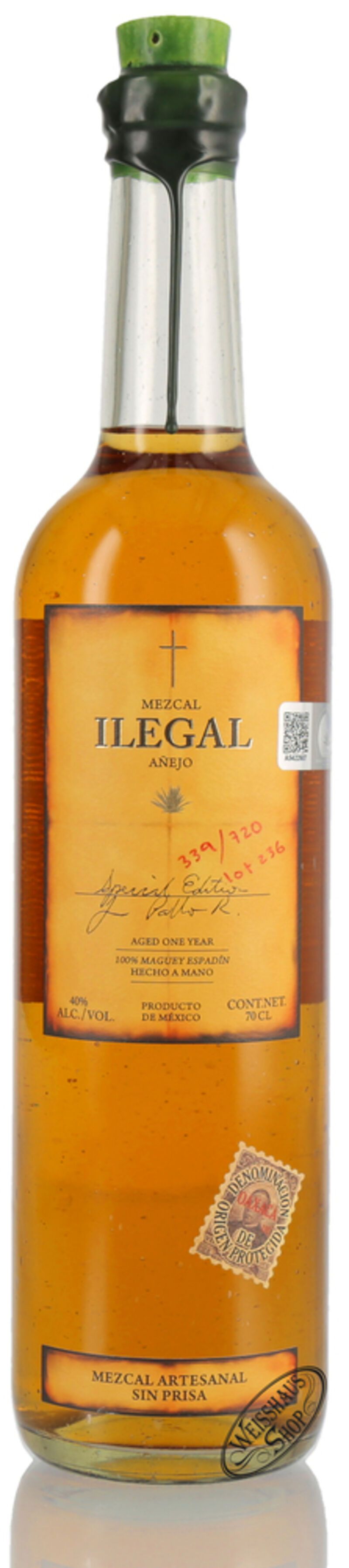 Ilegal Mezcal Anejo 40% vol. 0,70l