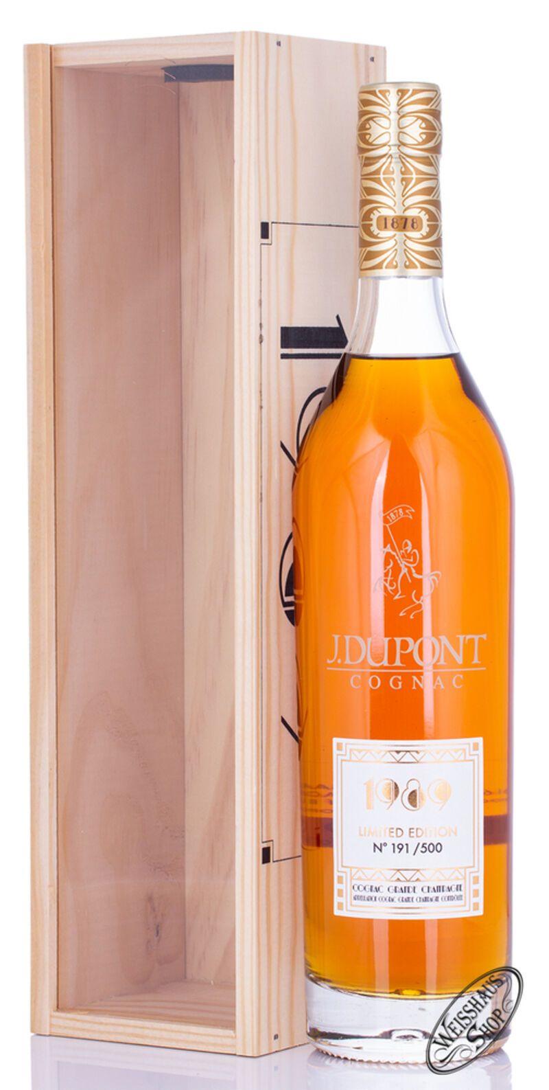 J. Dupont Cognac Millesime 1989 41,2% vol. 0,70l J. Dupont Cognac Millesime 1989 41,2% vol. 0,70l