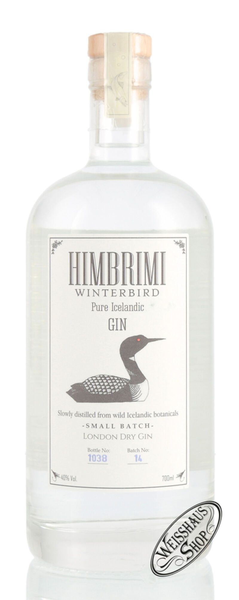 Himbrimi Winterbird Dry Gin 40% vol. 0,70l Himbrimi Winterbird Dry Gin 40% vol. 0,70l
